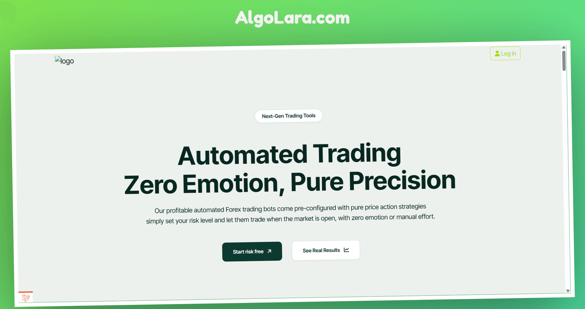 سایت AlgoLara پلتفرم فروش اشتراک ربات ترید